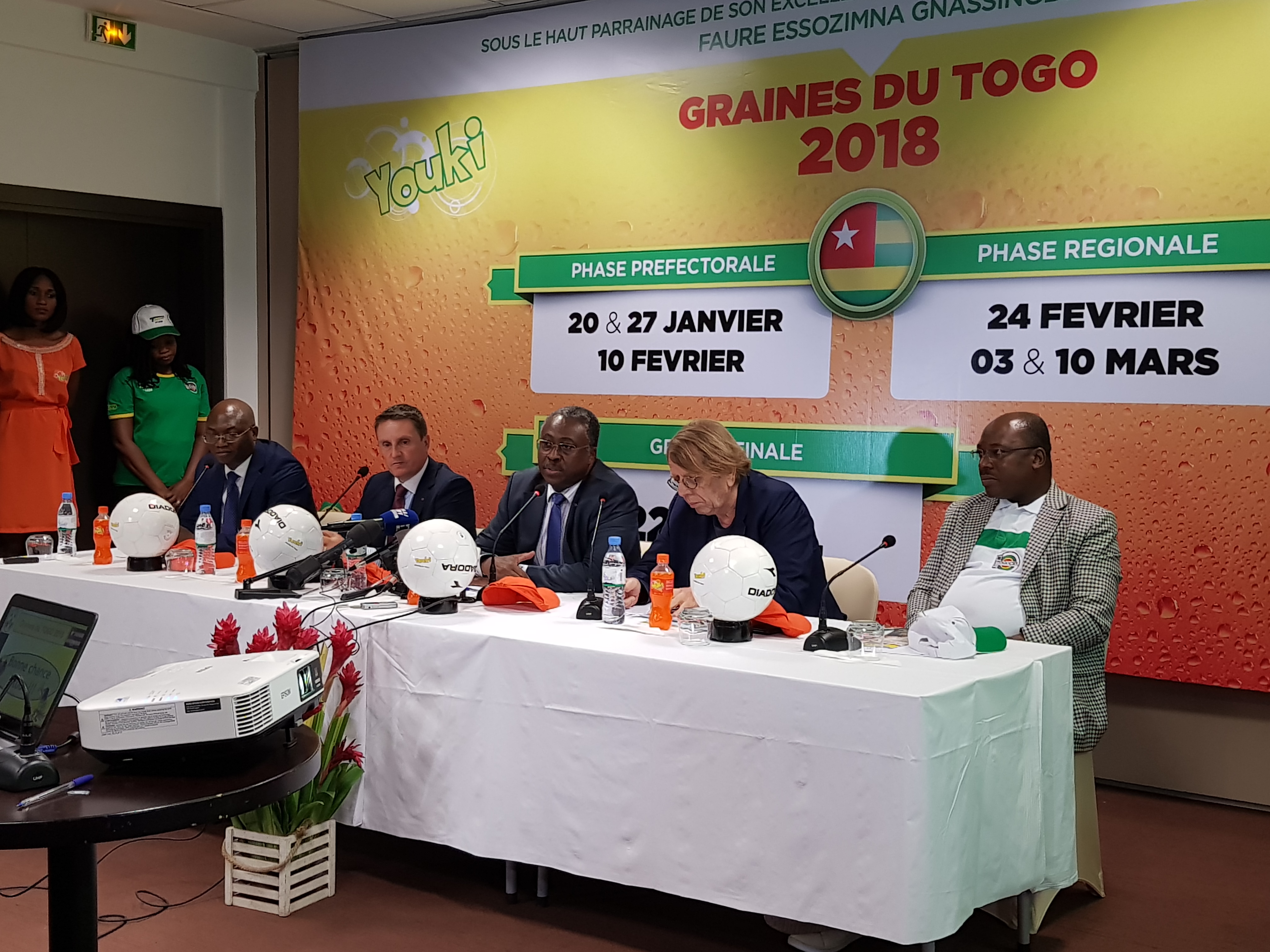 Lancement du  concours de Football "Graines Togo  2018"