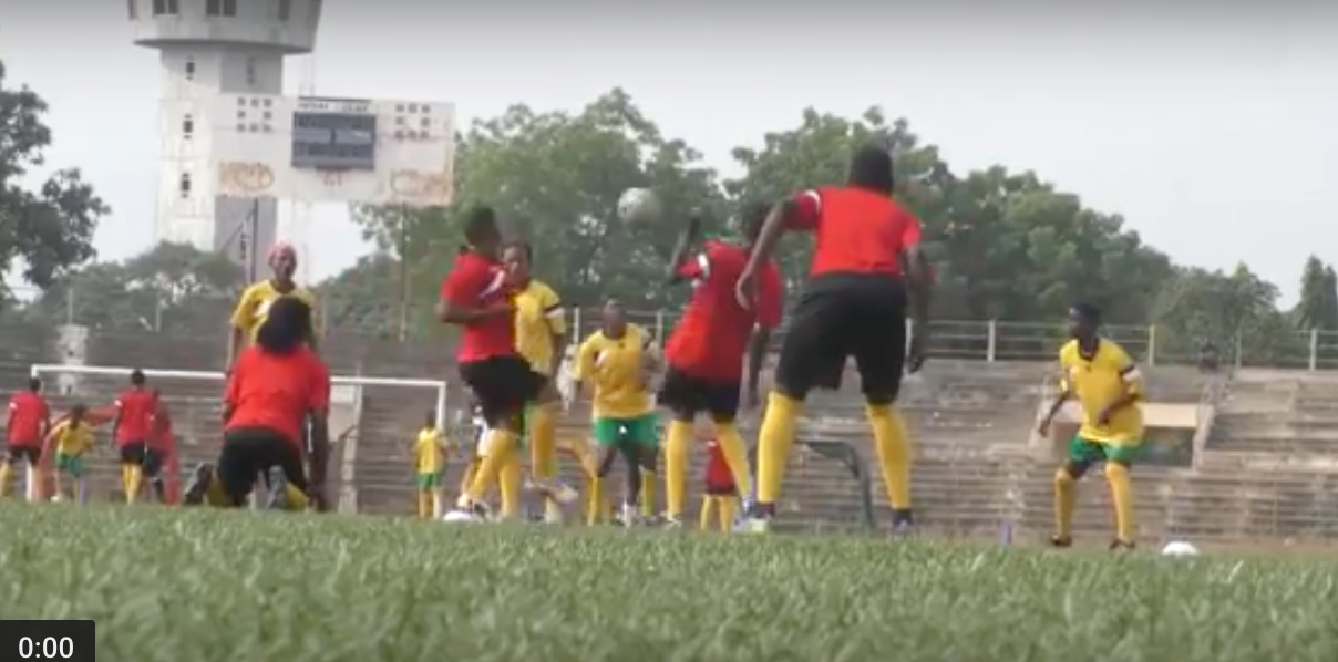 Séance d'entrainement de l'équipe nationale féminine du Togo (VIDEO)